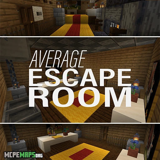 Average Escape Room For Minecraft PE Map