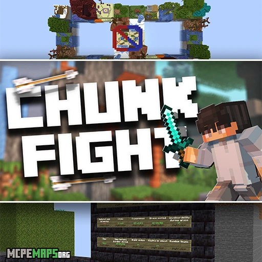 Chunk Fight For Minecraft PE Map