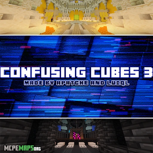 Confusing Cubes 3 For Minecraft PE Map