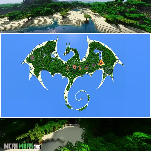 Dragon Island For Minecraft PE Map