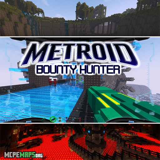 Metroid Bounty Hunter For Minecraft PE Map