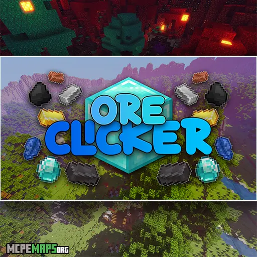 OreClicker For Minecraft PE Map