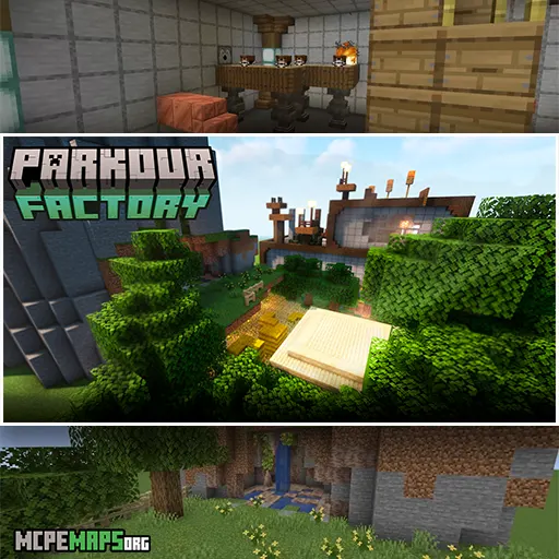 Parkour Factory For Minecraft PE Map