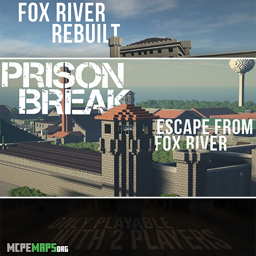 Prison Break – Escape from Fox River For Minecraft PE Map