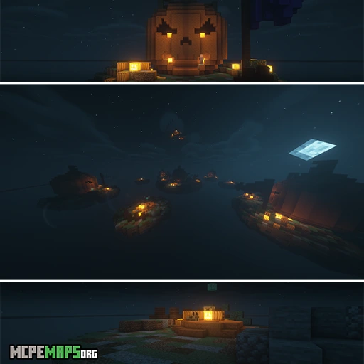 Pumpkin Bedwars For Minecraft PE Map