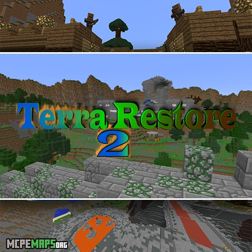 Terra Restore 2 For Minecraft PE Map