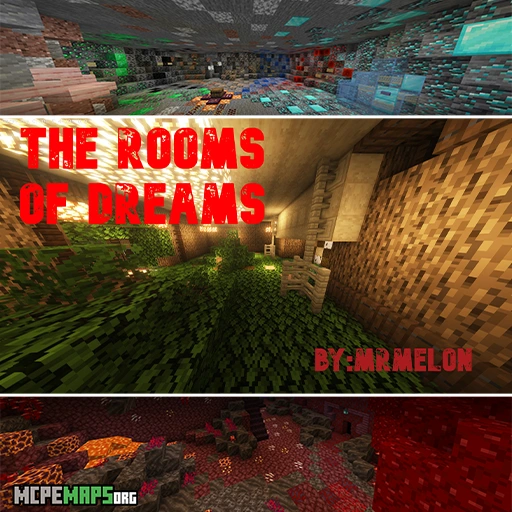 The Rooms of Dreams For Minecraft PE Map