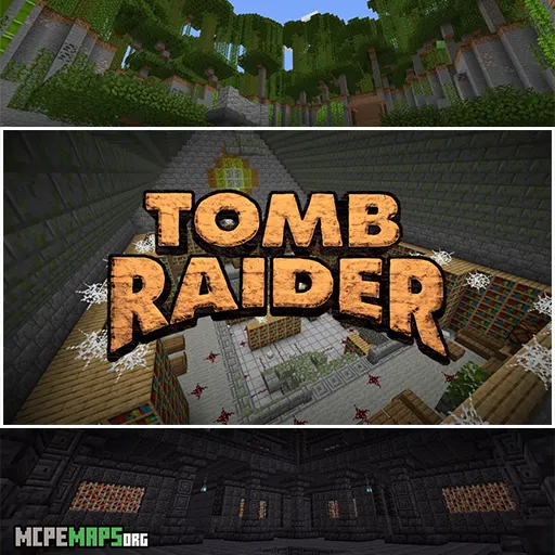 Tomb Raider For Minecraft PE Map